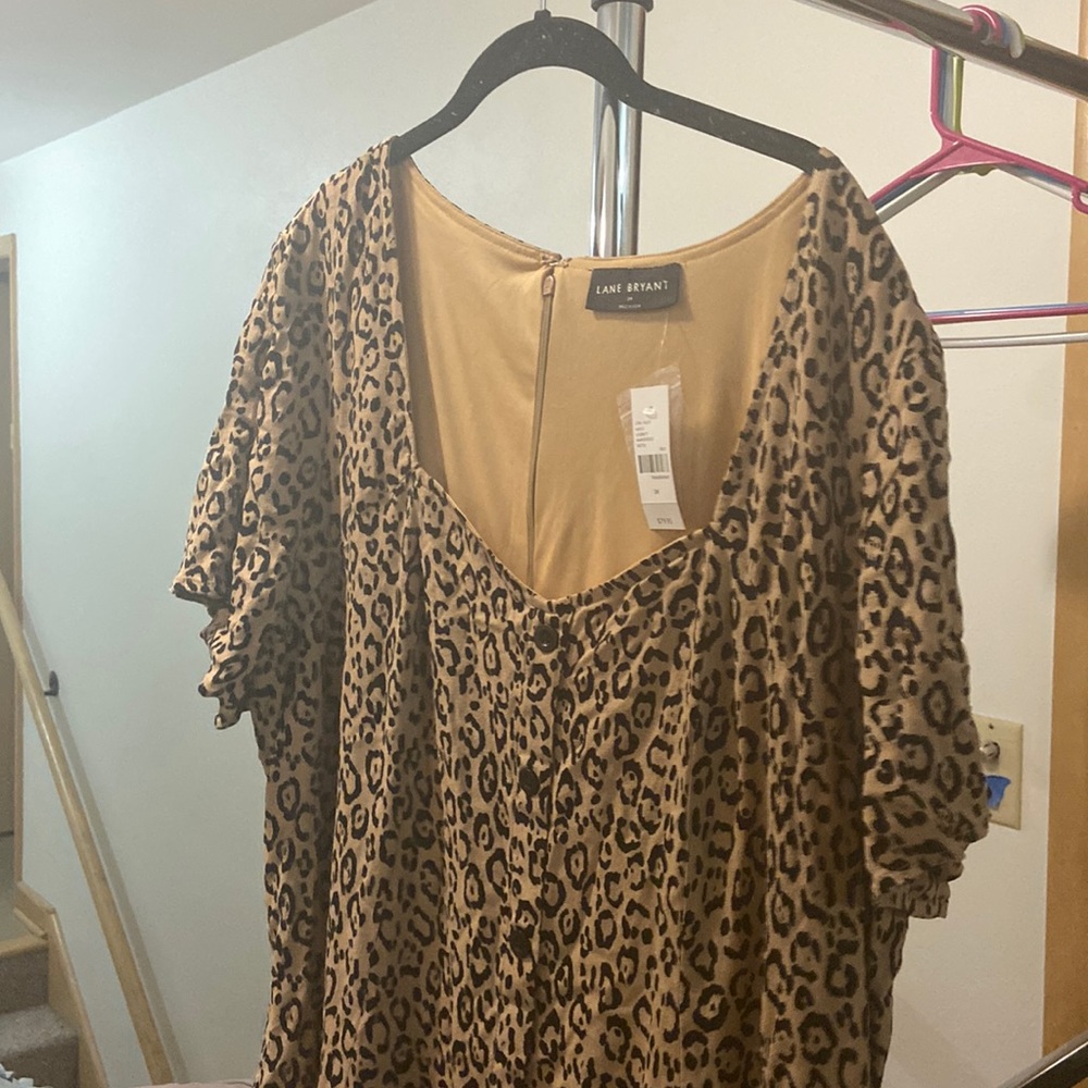 Lane Bryant Cheetah Dress NWT size 24